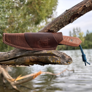 Sparrow Seven Fixed Blade Pocket Carry Leather Sheaths